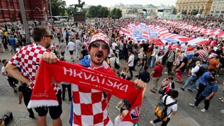 Hrvatski navijači okupirali centar Moskve!