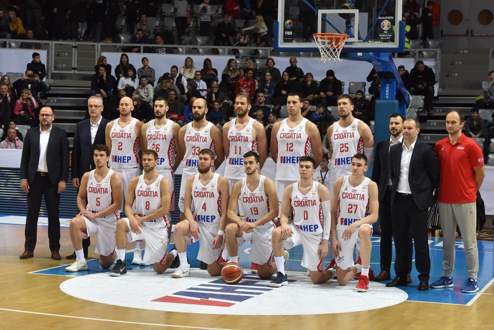 Kvalifikacijska utakmica za FIBA Svjetski kup 2019., skupina D, 4. kolo, Hrvatska – Nizozemska Kvalifikacijska utakmica za FIBA Svjetski kup 2019., skupina D, 4. kolo, Hrvatska – Nizozemska