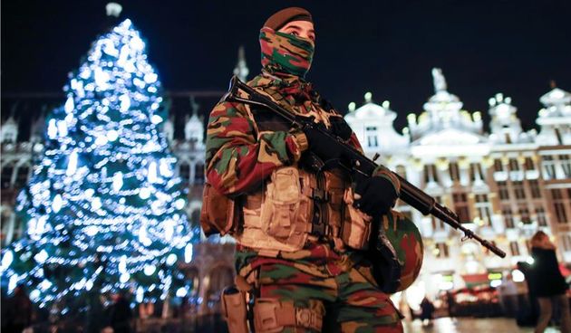 Bruxelles – policija na ulicama, Foto: Hina