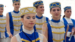 Biograd: Mazoretkinje, gradska glazba i srednjovjekovni biogradski kostimi