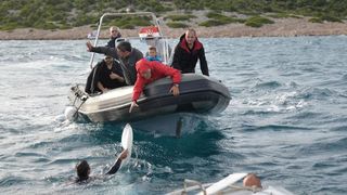 Ministra Hajdaša Dončića i posadu spašavali iz prevrnutog broda na regati Latinsko idro, Photo: Duško Jaramaz/PIXSELL