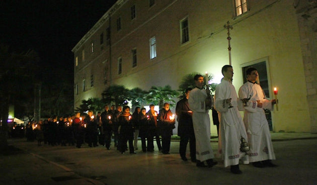 Misa za blagdan Svijećnice u crkvi Sv.Šime (Foto:Saša Čuka)