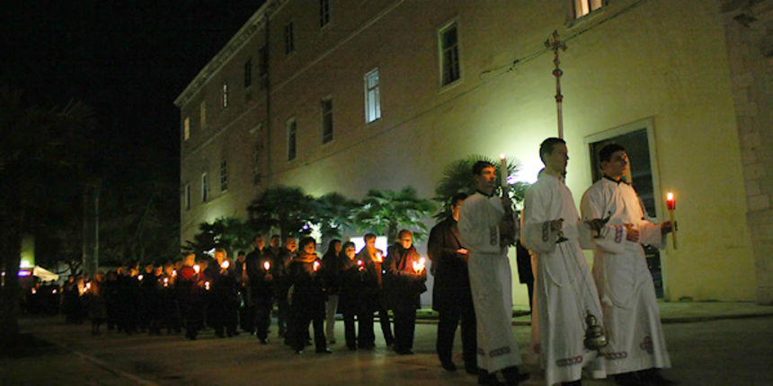 Misa za blagdan Svijećnice u crkvi Sv.Šime (Foto:Saša Čuka)
