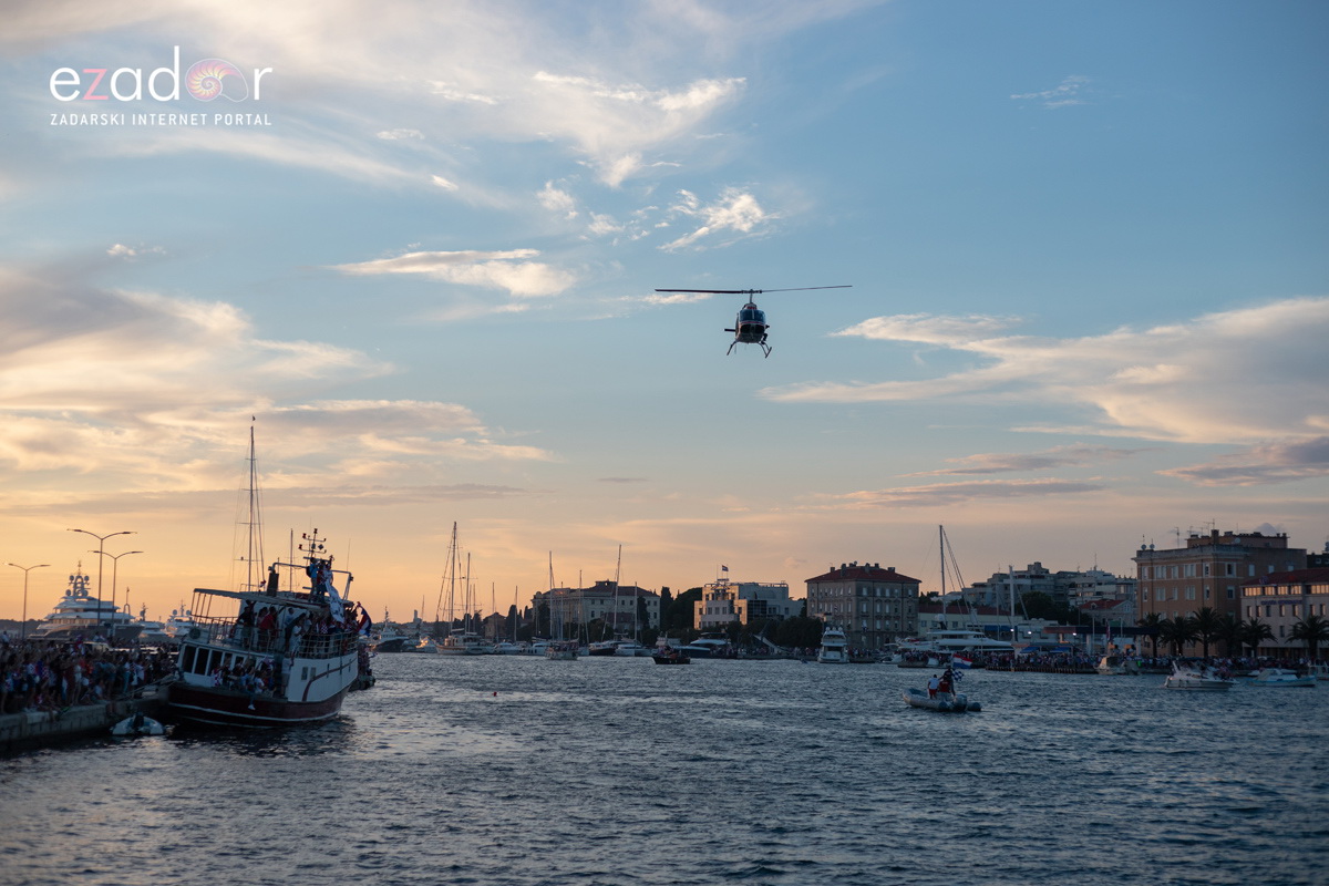 Veličanstven doček četvorice zadarskih Vatrenih Veličanstven doček četvorice zadarskih Vatrenih