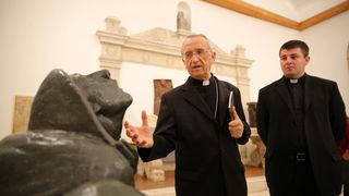 Gradska loža: Otvorenje izložbe “Zahvalimo njoj…” Ivana Meštrovića, Foto: Filip Brala/PIXSELL Gradska loža: Otvorenje izložbe “Zahvalimo njoj…” Ivana Meštrovića, Foto: Filip Brala/PIXSELL