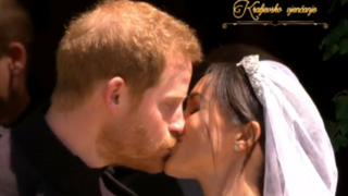 Poljubac Meghan i Harryja Poljubac Meghan i Harryja