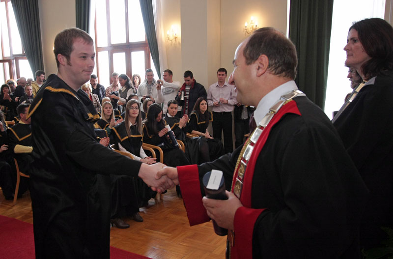 Promocija diplomiranih studenata, 7. ožujka 2009. (foto: Marin Gospić)