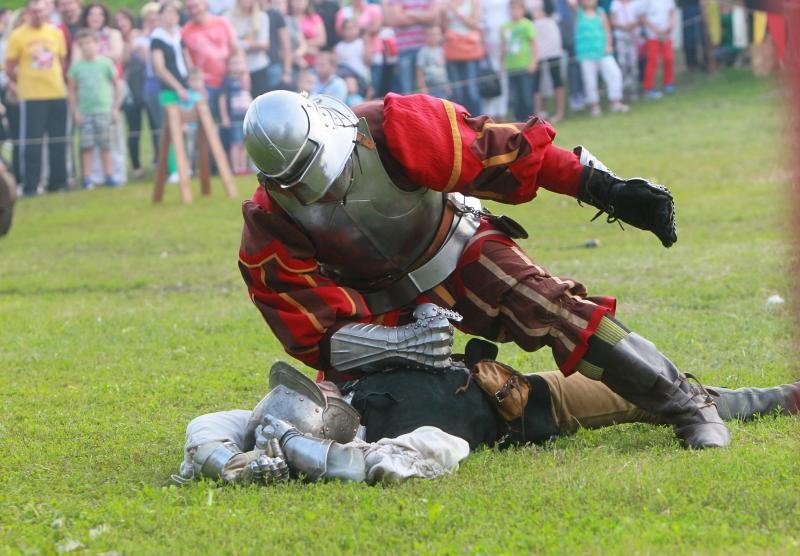 Posljednji dan devetog Renesansnog festivala na gradskim bedemima. Photo: Marijan Susenj/PIXSELL