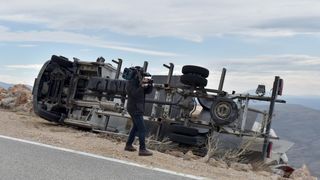 Orkanska bura na istom mjestu na cesti Gračac – Zaton Obrovački prevrnula dva kamiona