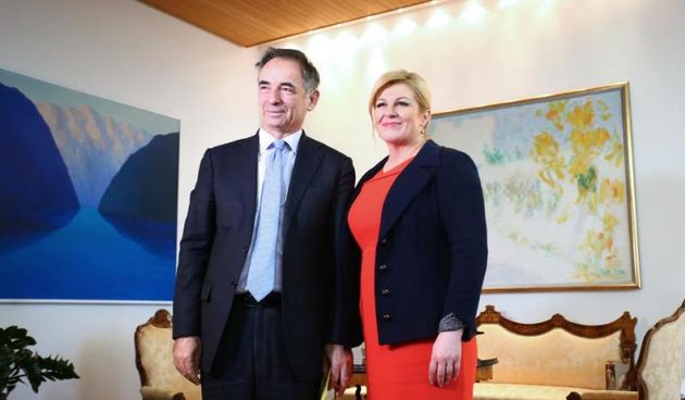 Zagreb – Konzultacije stranaka i koalicija kod predsjednice Kolinda Grabar Kitarovic. Milorad Pupovac, predsjednik Srpskog narodnog vijeca. Photo: Sanjin Strukic/PIXSELL