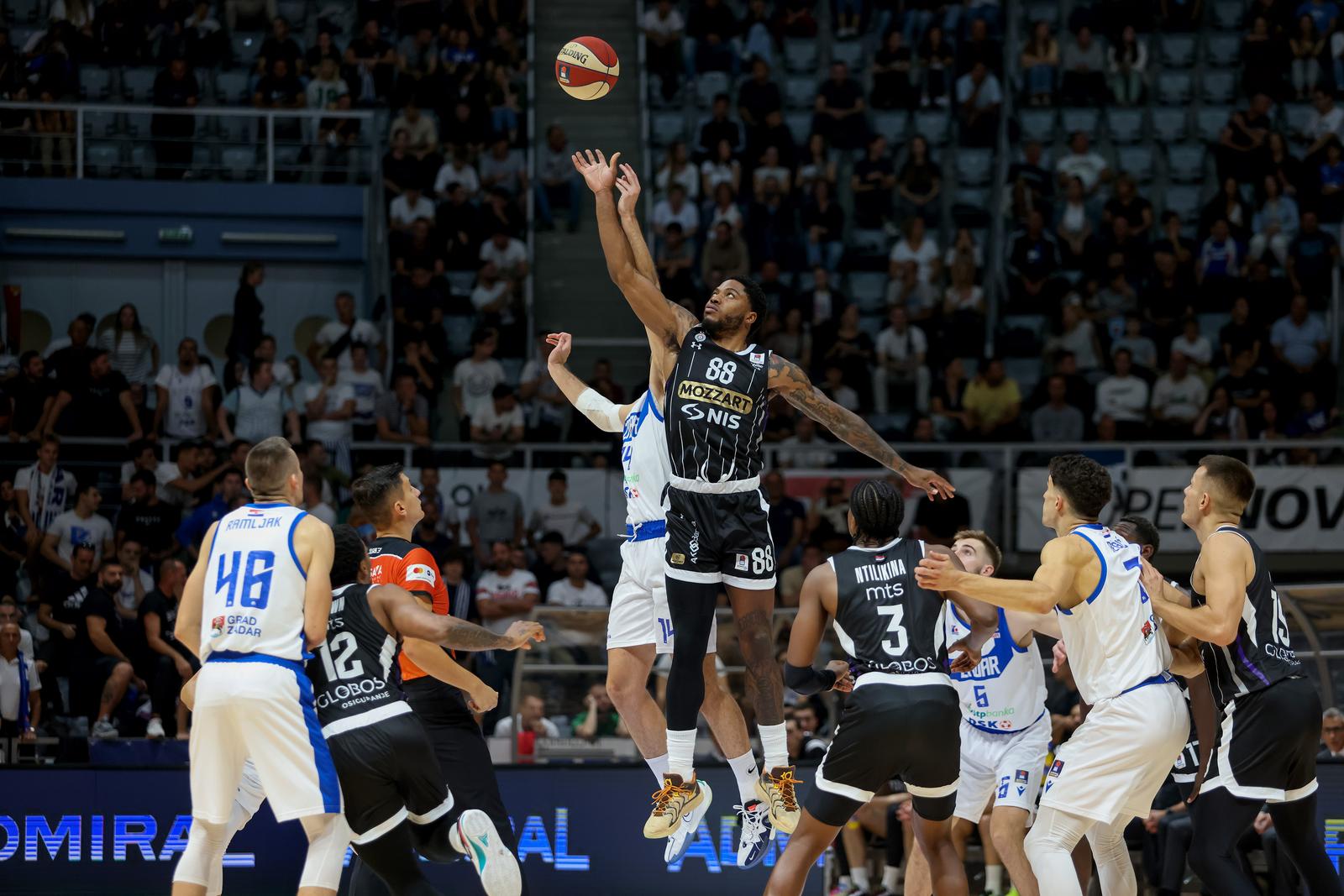 AdmiralBet ABA liga, 5. kolo: KK Zadar – KK Partizan
