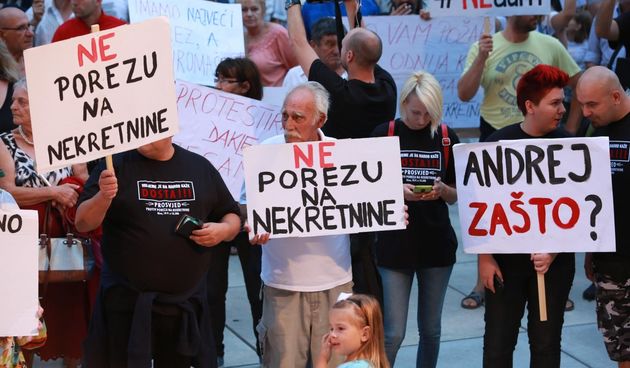 Porez na nekretnine – prosvjed