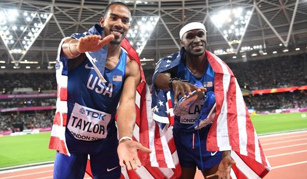 Christian Taylor i Will Claye