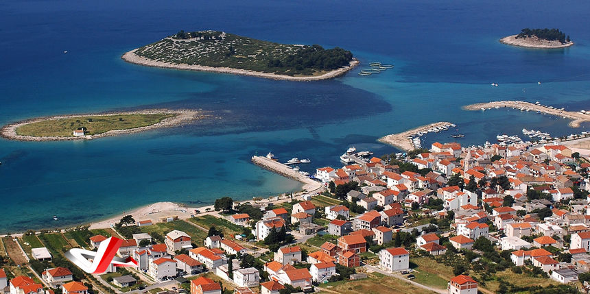 Pakoštane iz zraka Pakoštane iz zraka