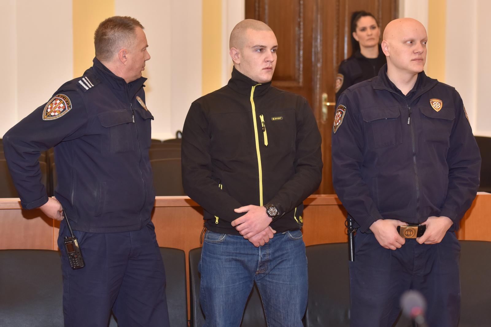 Suđenje Tinu Šunjergi na Županijskom sudu u Zadru