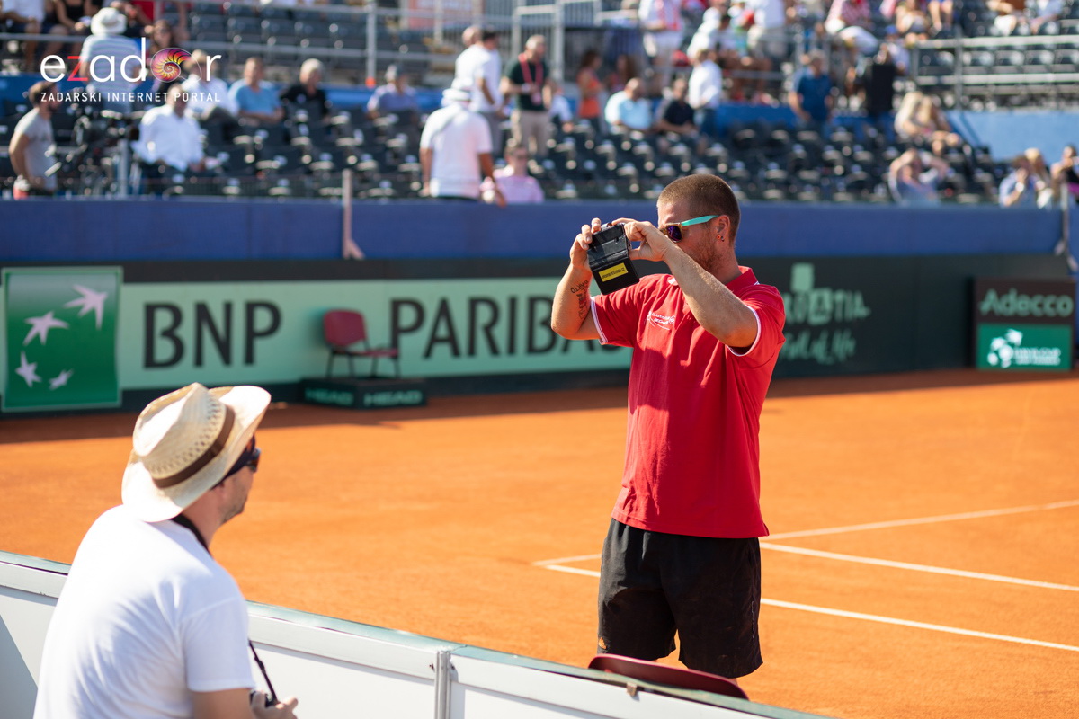 Davis Cup: Vruća navijačka atmosfera u meču Ćilića i Querreya