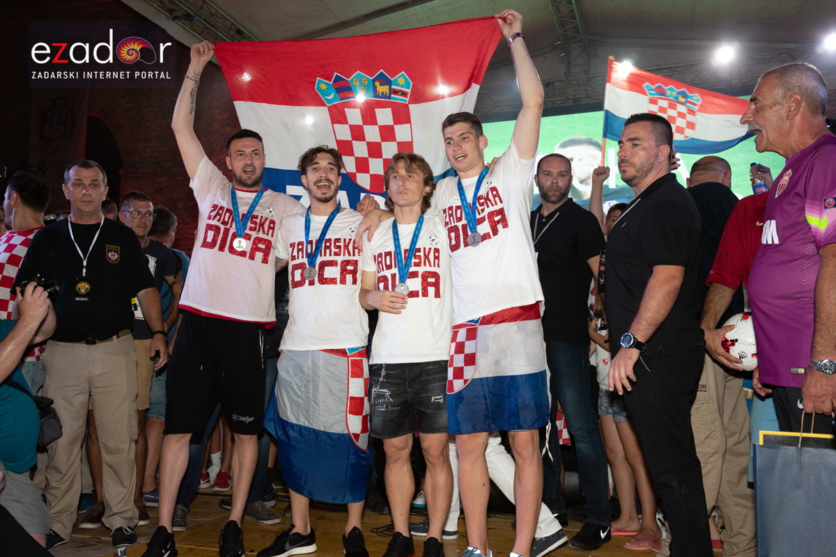 Veličanstven doček četvorice zadarskih Vatrenih