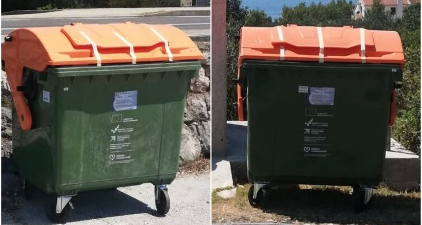 Čistoća započinje s podjelom spremnika od 1.100 litara za reciklabilni otpad