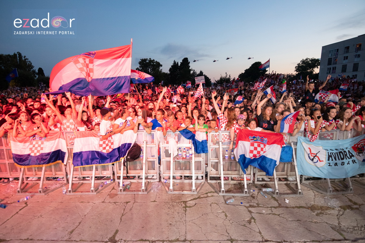 Veličanstven doček četvorice zadarskih Vatrenih