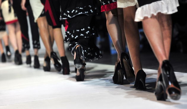 Zagreb, 241111.
Dreft Fashion Week revije pocele su u Hypo centru i prvi dan su svoje modele prezentirali: The Rodnik band, Petra i Maja Spoljar, Mara MiloglavMoretic,  Aba Tomicic, Irina Balen Garland, Karim Bonet, Milena Rogulj.
Na slici: Mara Miloglav