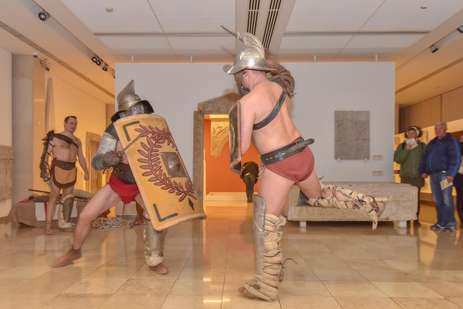 Noć muzeja 2018: Borba rimskih gladijatora u Arheološkom muzeju Zadar Noć muzeja 2018: Borba rimskih gladijatora u Arheološkom muzeju Zadar