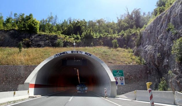 Reportaza s autoceste A1 Zagreb – Vrgorac. Tunel Sveti Rok. Photo: Boris Scitar/Vecernji list/PIXSELL