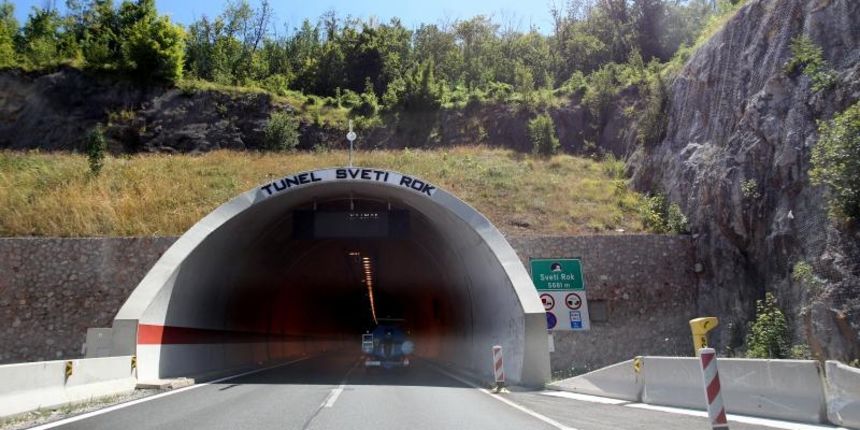 Reportaza s autoceste A1 Zagreb – Vrgorac. Tunel Sveti Rok. Photo: Boris Scitar/Vecernji list/PIXSELL