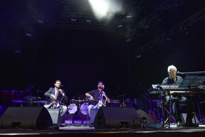 Koncert Olivera Dragojevića i Zlatana Stipišića u pulskoj Areni. Kao gosti nastupili su 2CELLOS. Photo: Duško Marušić/PIXSELL