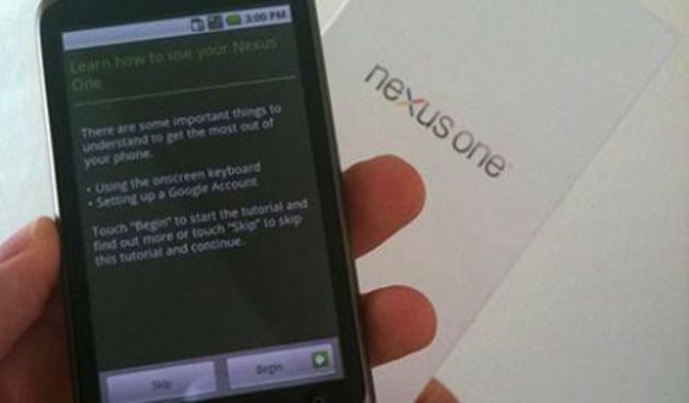 Nexus One (Foto: Twitter)