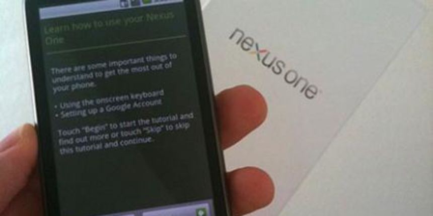 Nexus One (Foto: Twitter) Nexus One (Foto: Twitter)
