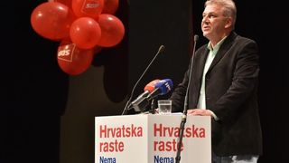 Predizborni skup koalicije “Hrvatska raste” u HNK Zadar, Foto: Dino Stanin/PIXSELL