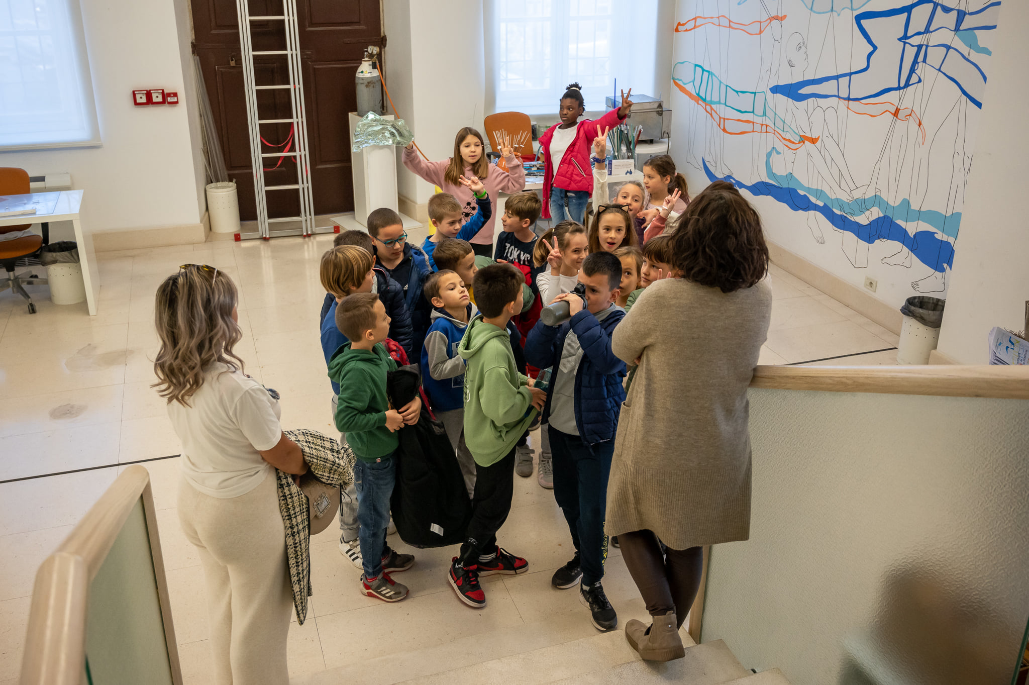 Na radionici u Muzeju antičkog stakla učenici OŠ Petar Preradović