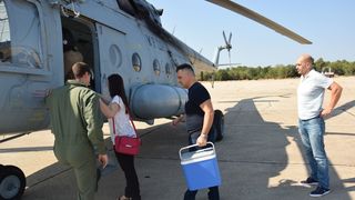 Helikopter HRZ-a poletio sa srcem za transplantaciju u Zagreb