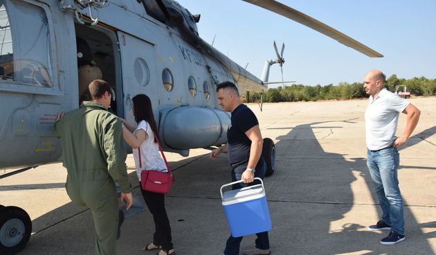 Helikopter HRZ-a poletio sa srcem za transplantaciju u Zagreb
