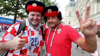 Hrvatski navijači okupirali centar Moskve!