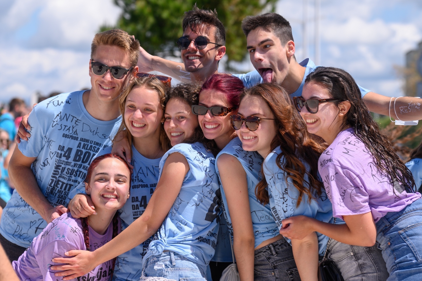 Zadarski maturanti obilježili kraj škole na rivi