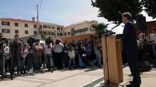 Svecano otvaranje obnovljene osnovne skole Kruno Krstic u Arbanasima