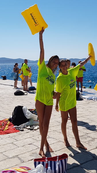 Sasvim osoban doživljaj – 10. dm Millennium Jump sa zadarske rive. Foto: Mladen Malik Barba Sasvim osoban doživljaj – 10. dm Millennium Jump sa zadarske rive. Foto: Mladen Malik Barba