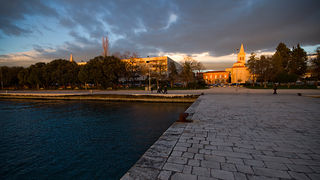 Zadarski suton 7. siječnja 2013. (foto:Saša Čuka)