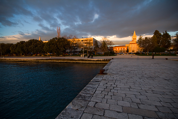 Zadarski suton 7. siječnja 2013. (foto:Saša Čuka)
