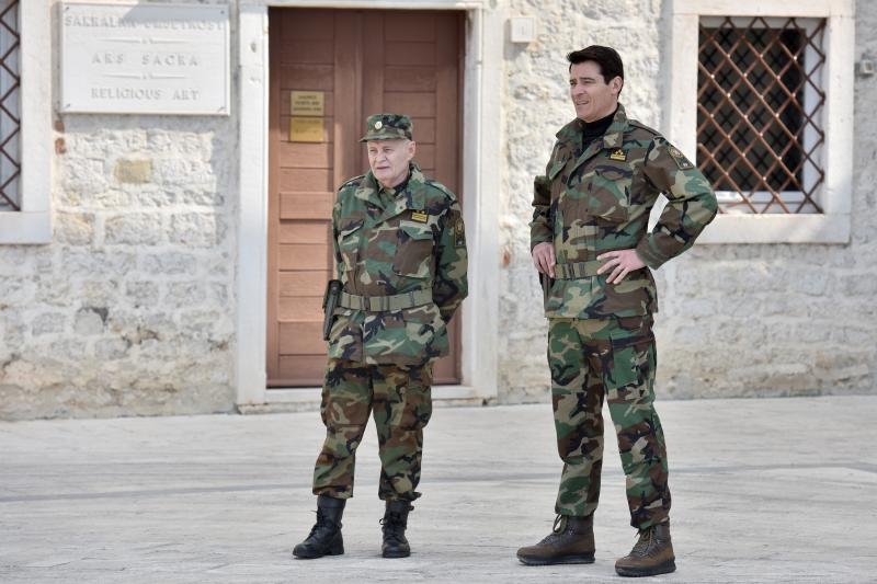 Snimanje scene iz filma “General” na zadarskom Forumu