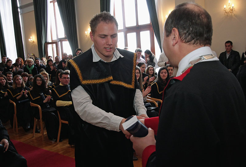 Promocija diplomiranih studenata, 7. ožujka 2009. (foto: Marin Gospić)