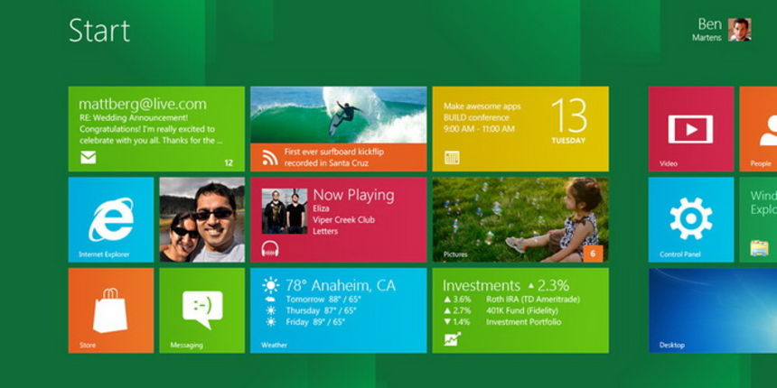 Windows 8 Consumer Preview Windows 8 Consumer Preview