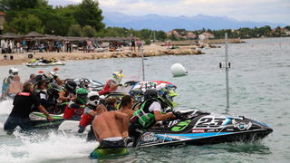 Plaža Jadro u Viru: Finalni dan posljednje utrke Alpe Adria Jet Ski Toura 2016. Foto: Kažimir Škrbić/Virski list