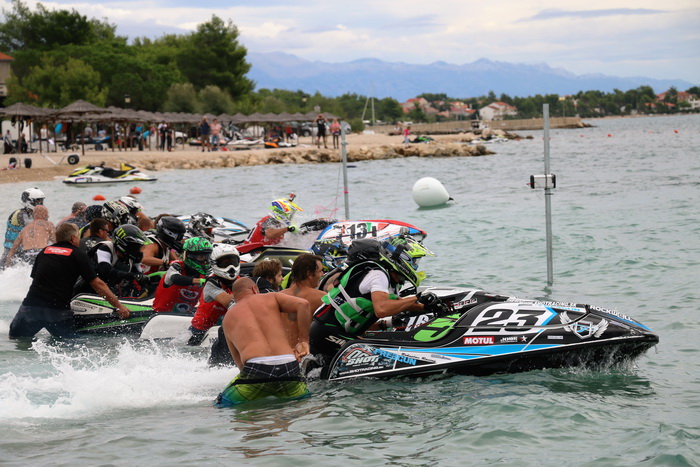 Plaža Jadro u Viru: Finalni dan posljednje utrke Alpe Adria Jet Ski Toura 2016. Foto: Kažimir Škrbić/Virski list