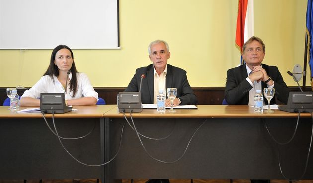 Mihaela Kadija, Stipe Zrilić i Božidar Kalmeta, foto: zadarska-zupanija.hr
