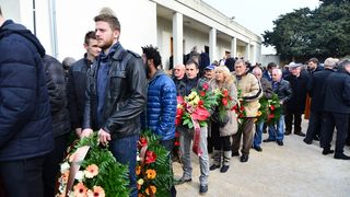 Oproštaj od Brune Marcelića, foto: Iva Perinčić Oproštaj od Brune Marcelića, foto: Iva Perinčić