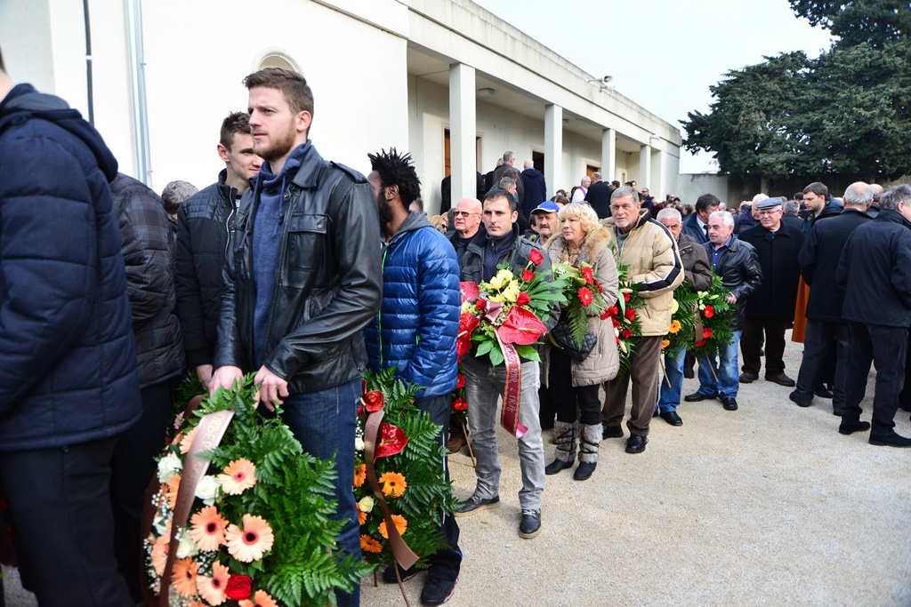 Oproštaj od Brune Marcelića, foto: Iva Perinčić Oproštaj od Brune Marcelića, foto: Iva Perinčić