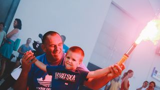 JK Uskok: Proslava olimpijskog zlata Fantele i Marenića