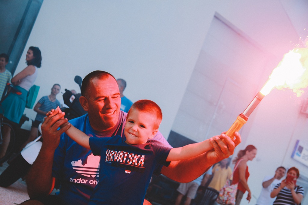 JK Uskok: Proslava olimpijskog zlata Fantele i Marenića